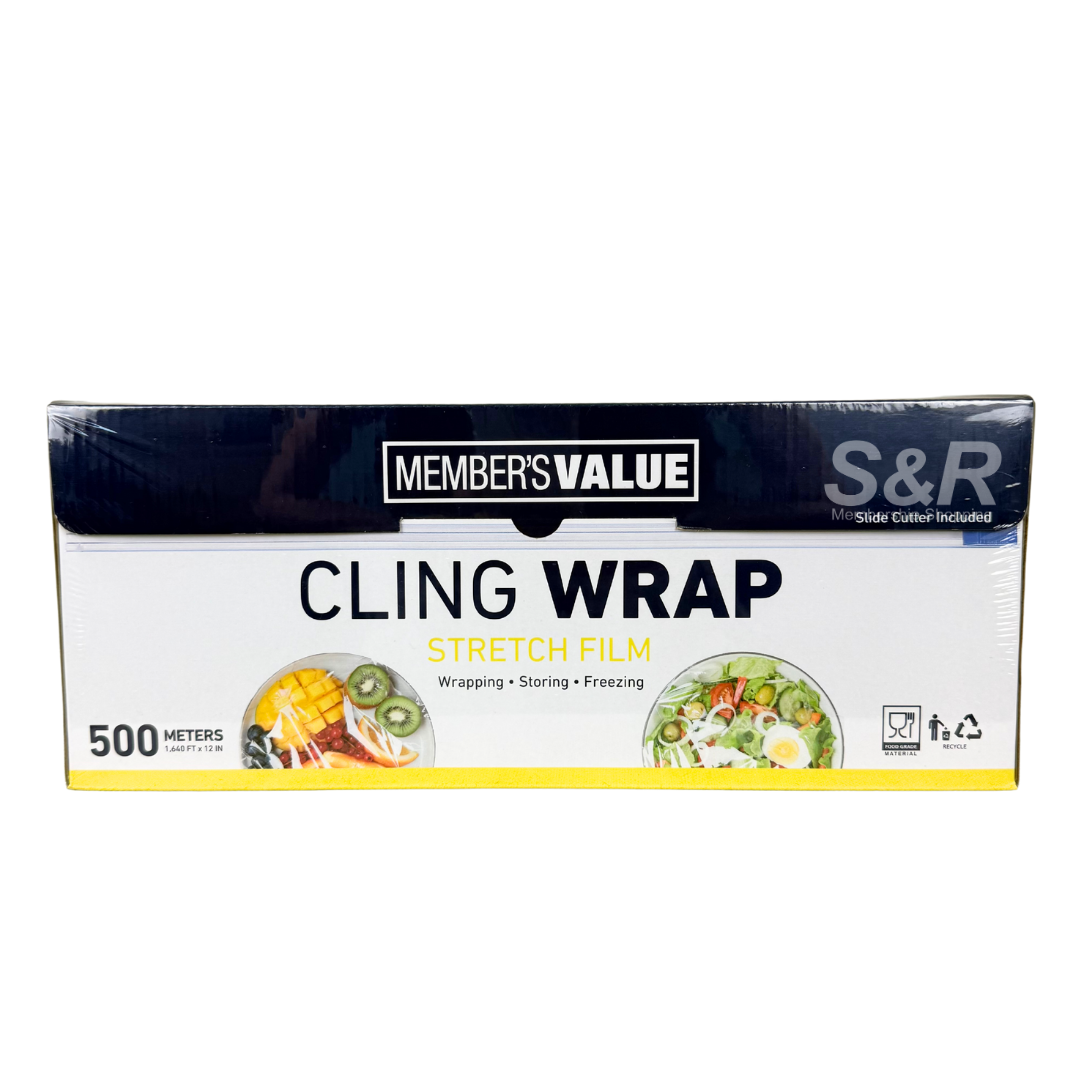 Member's Value Cling Wrap Stretch Film 500 Meters Member's Value Cling Wrap Stretch Film 500 Meters